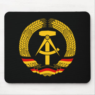 Statliga den East Germany vapenskölden/Deutschlan Musmatta
