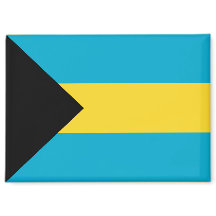Statliga Flagga Bahamas Rectangle magnet