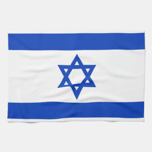 Statliga flagga Israel - bestyrkt version Kökshandduk