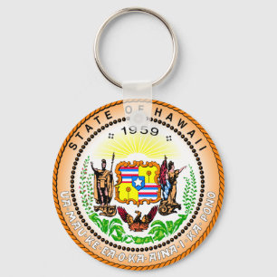 Statliga Hawaii förseglar Keychain Nyckelring