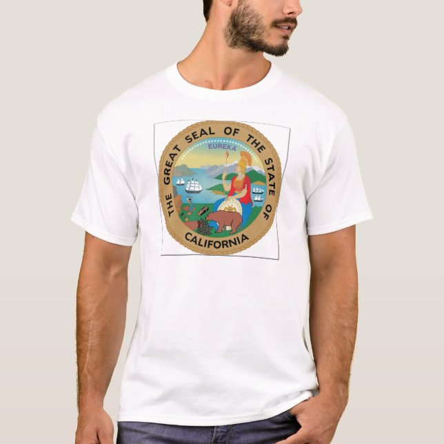 Statliga Kalifornien förseglar Tee Shirt (Framsida)