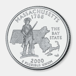 Statliga Massachusetts 2000 inkvarterar magneten Magnet