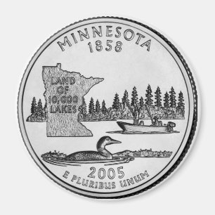 Statliga Minnesota 2005 inkvarterar magneten Magnet