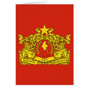 Statliga Myanmar förseglar Hälsningskort