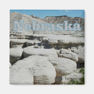 Statliga Nebraska reser souvenirkylmagneten Magnet