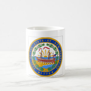 Statliga New Hampshire förseglar Kaffemugg