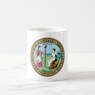 Statliga North Carolina förseglar Amerika Kaffemugg