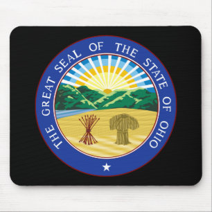 Statliga Ohio förseglar Mousepad Musmatta