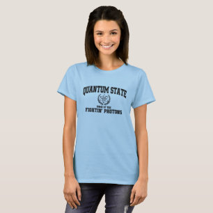 Statliga Quantum, hem- av de Fightin fotonerna T-shirt