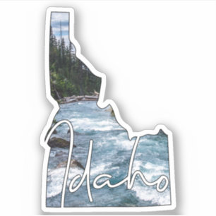 Statliga utomhus- Idaho Klistermärken