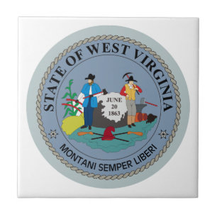 Statliga West Virginia förseglar Kakelplatta