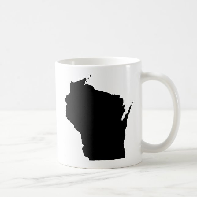 Statliga Wisconsin skisserar Kaffemugg (Höger)