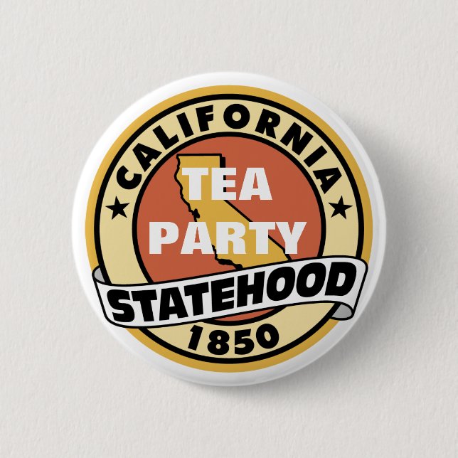 STATLIGT KALIFORNIEN TEAPARTY KNAPP (Framsida)