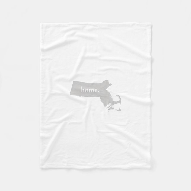 Statligt Massachusetts hem Fleecefilt (Framsidan)