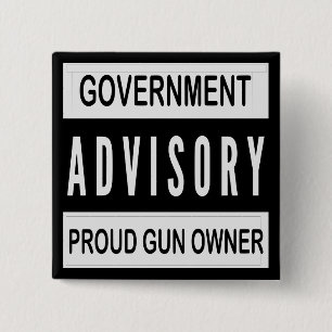 Statligt rådgivande proud Gun Owner # Knapp
