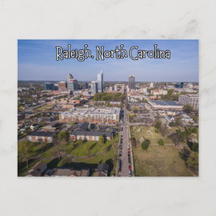 Statligt vykort för Raleigh North carolina