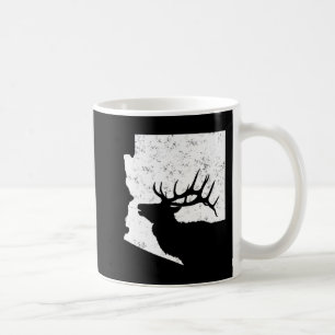 Statsformen Arizona Elk Hunting Bull Elk AZ Kaffemugg