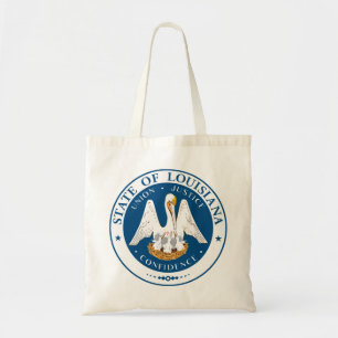 Statsförsegling till Louisiana Tote Bag Tygkasse