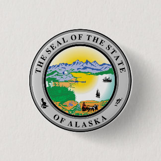 Statsförseglingen i Alaska Knapp