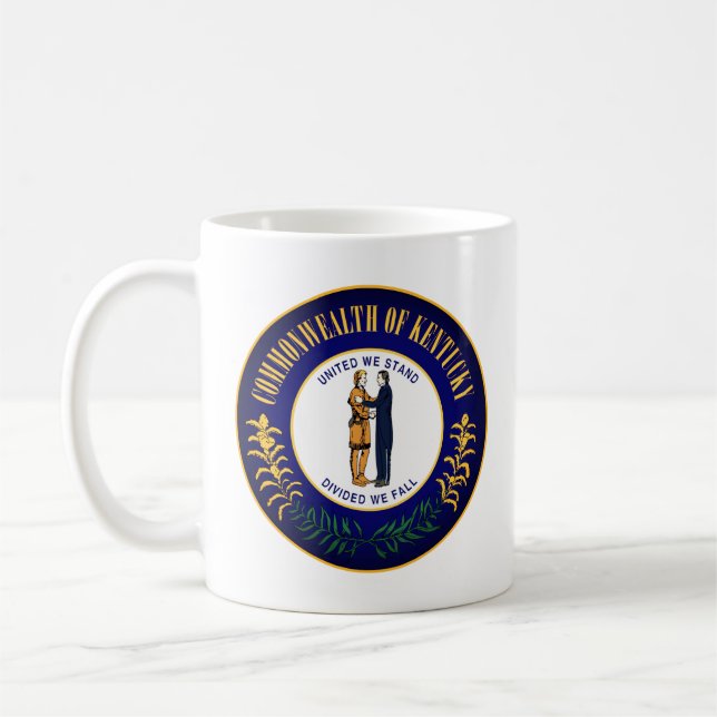 Statsförseglingen Kentucky Kaffemugg (Vänster)