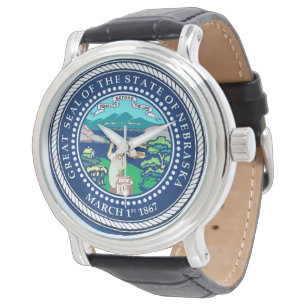Statsförseglingen Nebraska Armbandsur