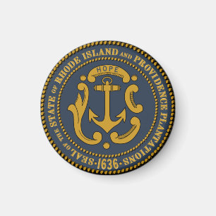 Statsförseglingen Rhode island Magnet