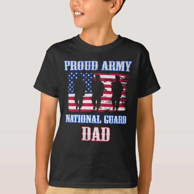 Statsgardet i Pappa, USA:s militära veteran T Shirt (Framsida)