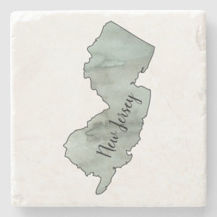Statsillustration i new jersey stenunderlägg
