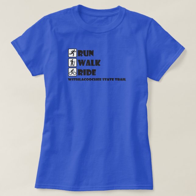 Statsjärnvägen Springa Walk Ride T Shirt (Design framsida)