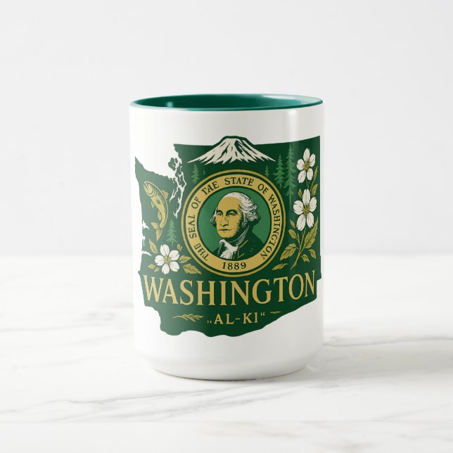 Statsken i Washington Mugg (Center)