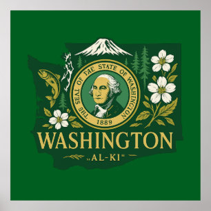 Statsken i Washington Poster