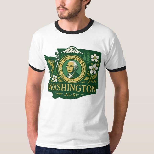 Statsken i Washington T Shirt (Framsida)