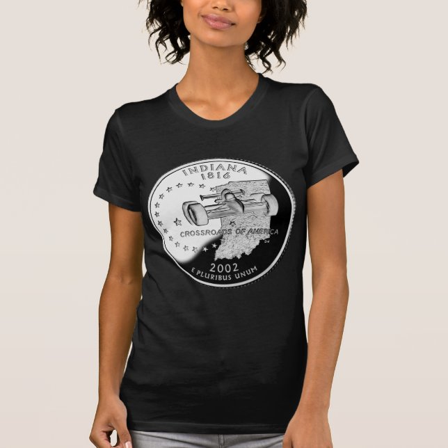 Statskvarteret Indiana Reverse Side Faux Tee (Framsida)