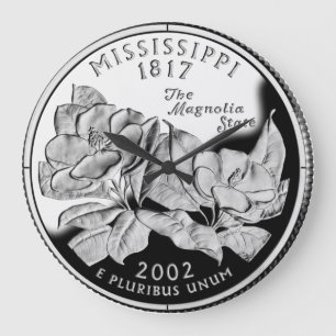 Statskvartsspärp för Faux Mississippi Stor Klocka
