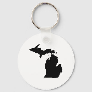 Statsöversikt över Michigan Nyckelring