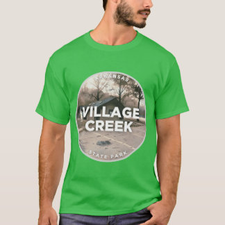 Statsparken Arkansas Village Bäck, omvänd T Shirt