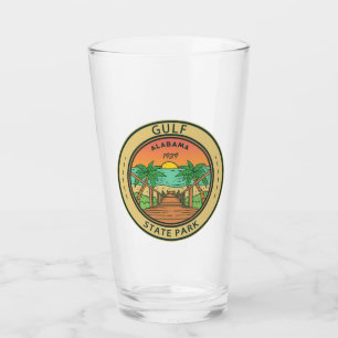 Statsparken bukt Alabama Circle Badge Glaskopp