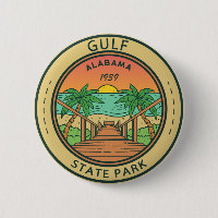 Statsparken bukt Alabama Circle Badge