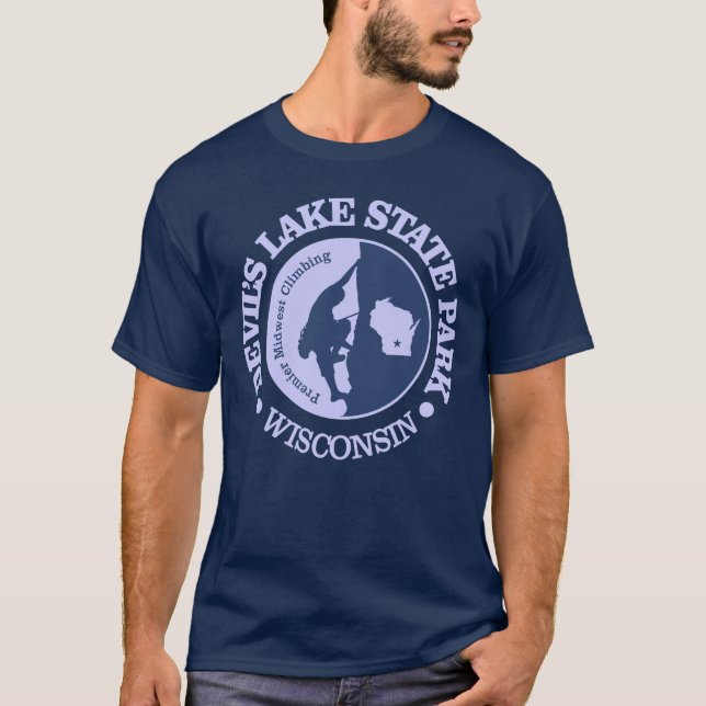 Statsparken Djävulen i Sjö (klättring) T Shirt (Framsida)