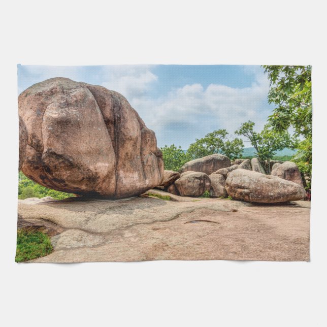Statsparken Elephant Sten Kökshandduk (Horisontell)