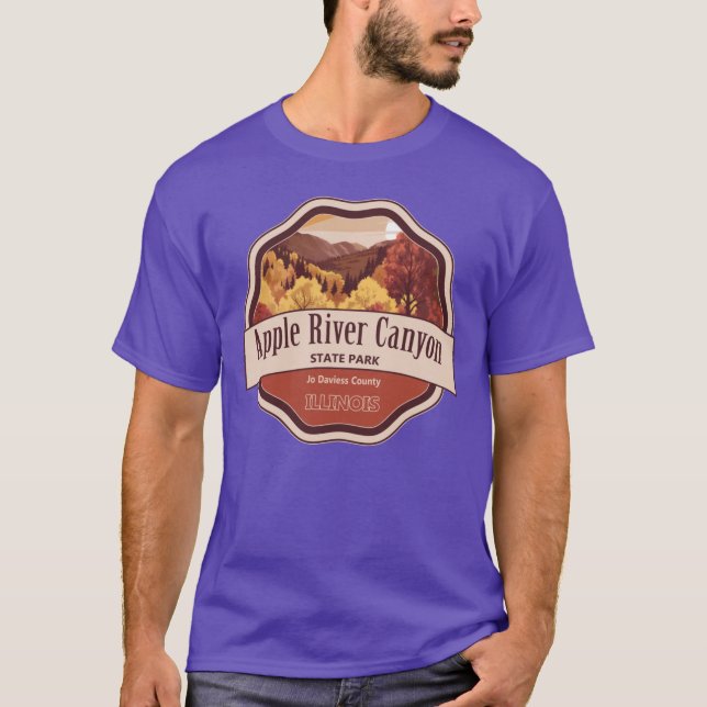 Statsparken för Apple River Canyon T Shirt (Framsida)