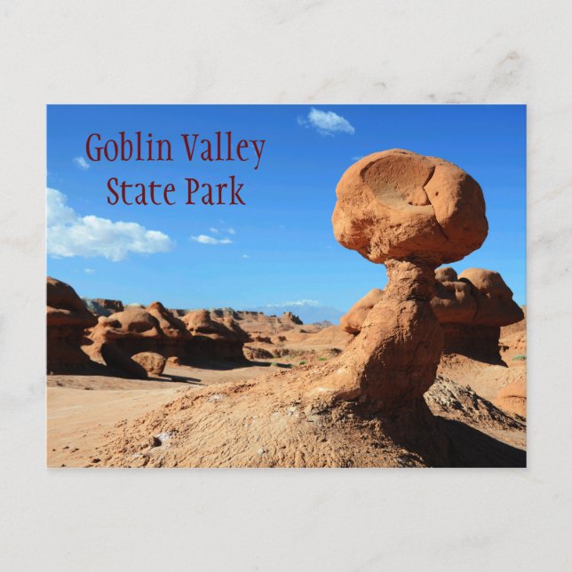 Statsparken Goblin Valley Vykort (Framsida)