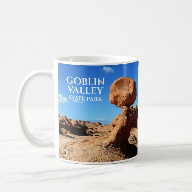 Statsparken i Goblin Valley Mugg (Vänster)