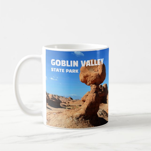 Statsparken i Goblin Valley Mugg (Vänster)