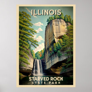 Statsparken Illinois Starved Sten V02 Poster
