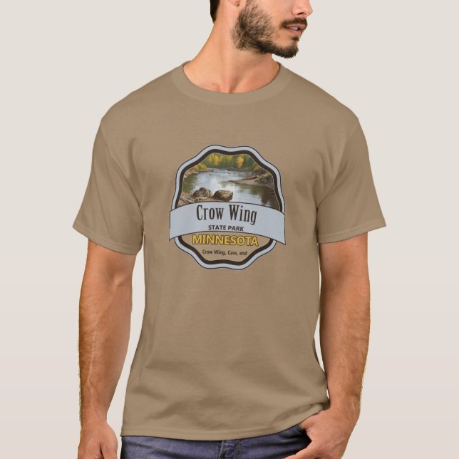 Statsparken kråka Vinge T Shirt (Framsida)