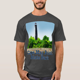 Statsparken New jersey i Cape May Point T Shirt