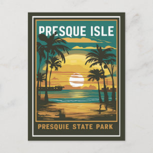 Statsparken Presque Isle Vykort