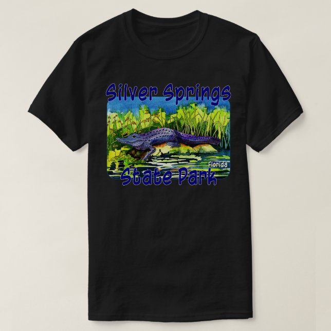 Statsparken silver Vår Florida T Shirt (Design framsida)