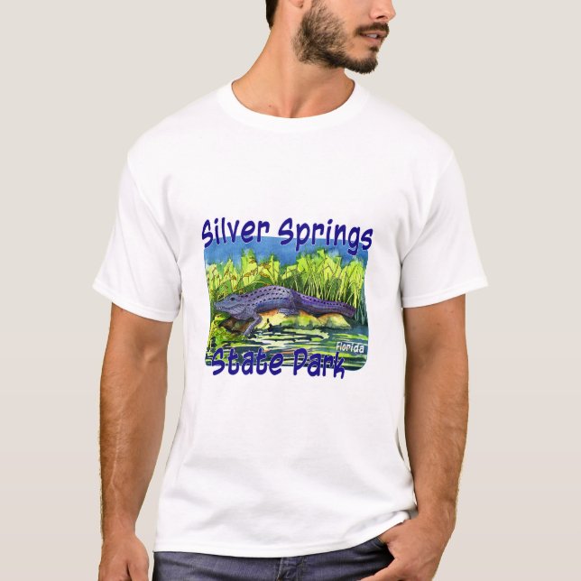 Statsparken silver Vår, Florida T Shirt (Framsida)